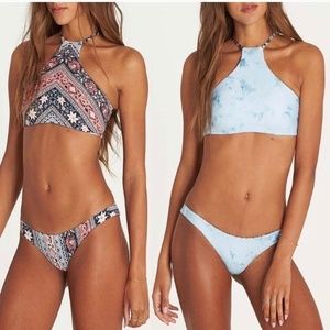 Billabong Blissed Out Reversible Bikini TOP Sz M